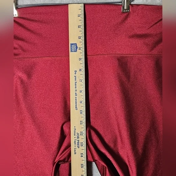 Athleta Women's Elation Shine Tight Leggings Maroon‎ 3X. - Picture 7 of 14